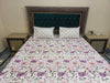 🌸 Luxury Lilac & Pink Floral Bed Sheet Set