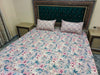 Elegant Lilac and Plum Floral Bedding Set