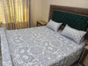 Classic Grey & White Damask Bedding Set